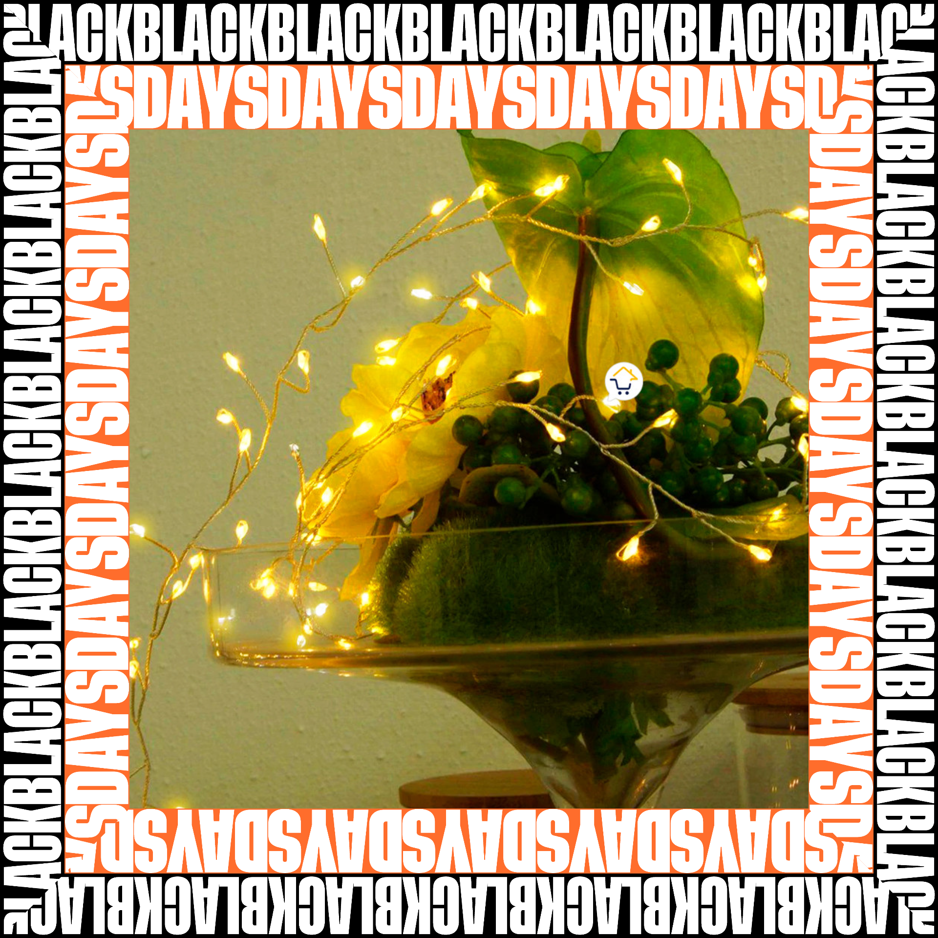 Luz Micro LED Ramal 3m 1570 Black Days